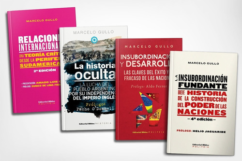 Pack 4 Libros Marcelo Gullo (bi)