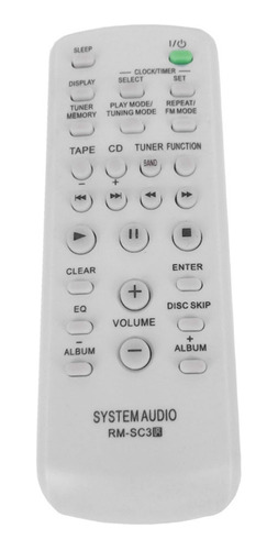 Control Remoto De Audio Para Sistema Cd Hifi Rm-sc3 Rm-sc30