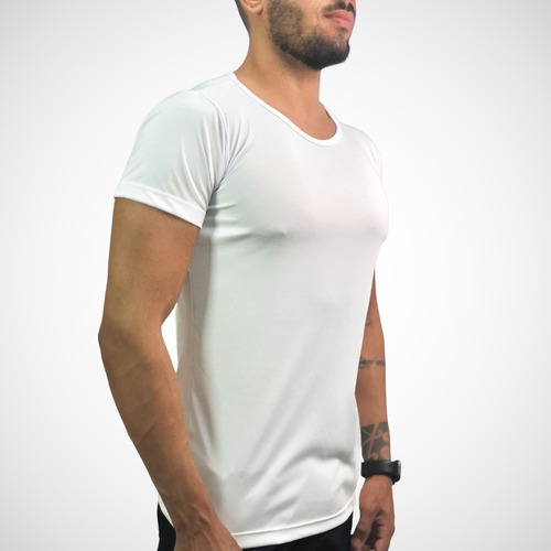 Imagem 6 de 9 de Kit 3 Camiseta Masculina Dry Fit