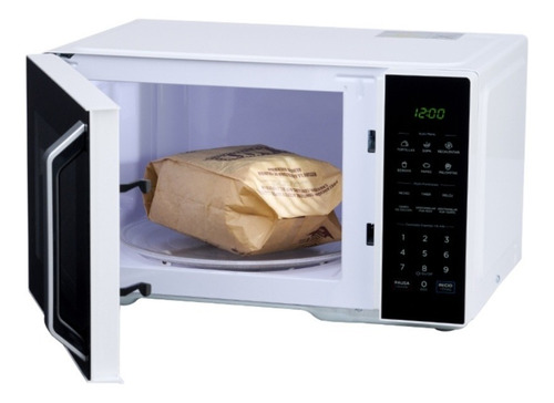 Horno De Microondas Midea De 1.1ft Blanco Con Negro Elegante