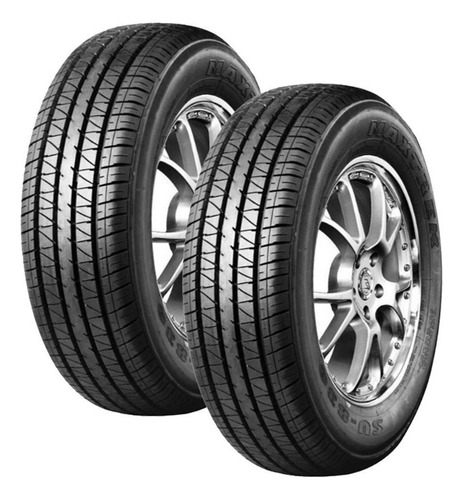 Paquete De 2 Llantas 195/70r14 Maxtrek Su-830 91t Msi