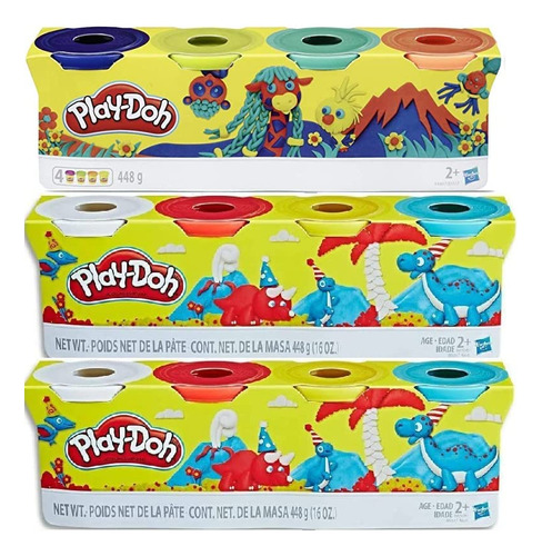 Play-doh Paquete De 12 Unidades De Compuesto De Modelado No.