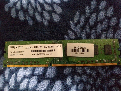 Memoria Ram Ddr3 Dimm De 4gb