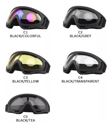 Antiparras Para Moto Gafas Race Colores