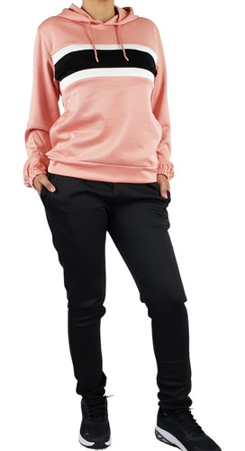 Conjunto Deportivo Mujer Algodón Verano Jogger Polerón Ff
