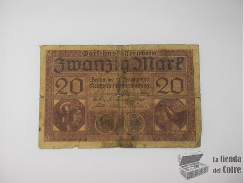 Alemania - 20 Marcos - 1918 - P-57