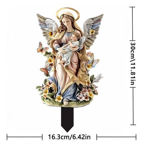 Stakes De Jardín Decorativos 2d Plague Yard Art Estilo E