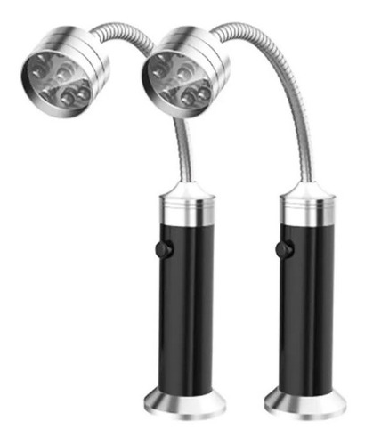 2pcs Luces Led Magnéticas Parrilla Con Estuche (a Pilas)