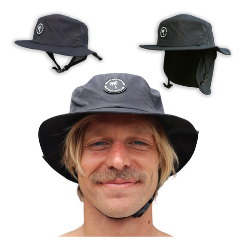 Sombrero Tipo Pescador De Surf Con Correas Para La Barbilla