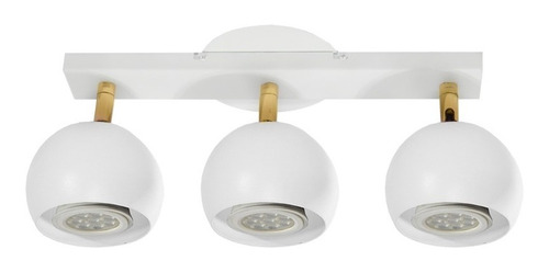Imagen 4 de 10 de Lampara Barral Aplique Techo Moderna Led 3 Luces Living Can