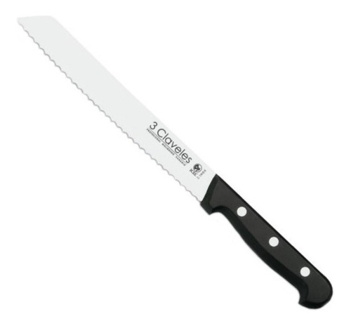 Cuchillo Tres Claveles # 920 Inox Mgo Abs 20cms Panero