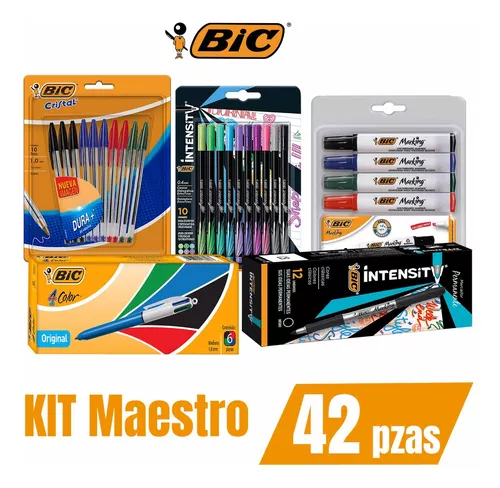 Bolígrafo Cristal Multicolor Bic 10 uds