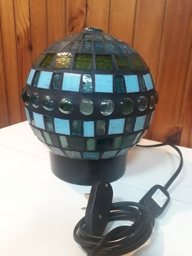 Imagen 8 de 10 de Lampara Velador Luminaria Globo Mosaiquismo Venecitas