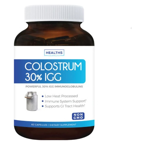 Healths Harmony | Colostrum 30% Igg | 1000mg | 60 Capsules