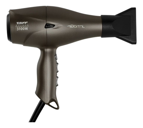 Secador De Cabelo Taiff Unique Digital 3100 W Ionic Preto