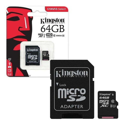 Memoria Kingston Micro Sd 64gb Sdcx10/64gb