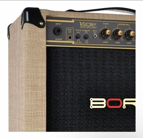Amplificador Borne Vorax Studio 840 40w Cor Palha/ Dourada