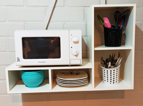 Mueble Rack Microonda Organizador Colgante Optimizador Repis