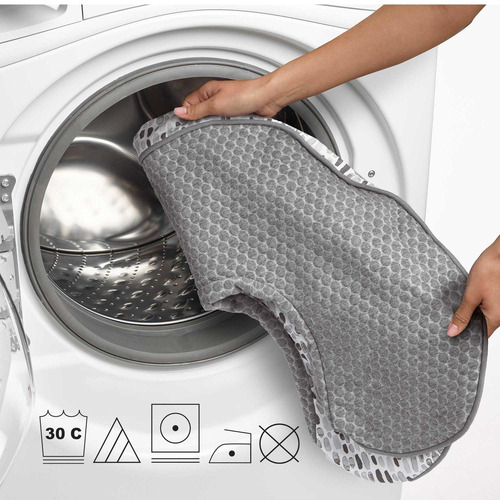 Imagen 2 de 4 de Boppy Cojín De Lactancia Lux Doble Textura Pinceladas