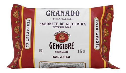Sabonete De Glicerina Terrapeutics Gengibre 90g Granado