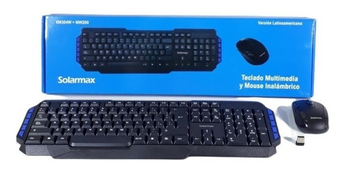 Imagen 3 de 3 de Combo Teclado Multimedia Y Mouse Inalámbrico Solarmax Km304w