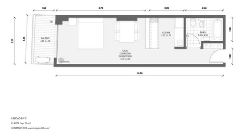 Imagen 28 de 30 de Venta · Villa Crespo · Departamento · 2 Ambientes · A Estrenar · Apto Blanqueo