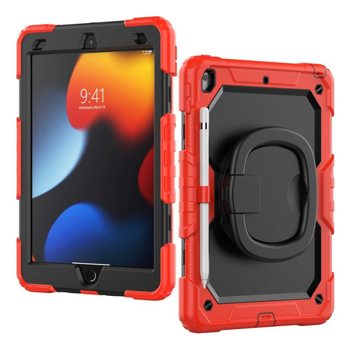 . Funda Tekku Handled Uso Rudo Para iPad 9 iPad 8 iPad 7 10.