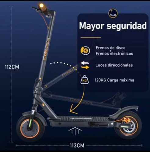 Scooter Eléctrico Honey Whale M2 Max-b (Usado)
