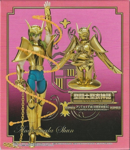 Bandai Myth Cloth Andromeda Shun V1 Limited Gold