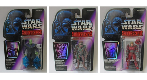 Star Wars Shadows Of The Empire 1996 - Lote 3 Figuras Remate (Usado)
