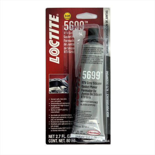 Silicona Gris Loctite 5699 Alto Desempeño 80ml