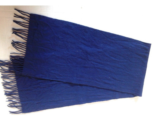 Bufanda Azul Paño Impecable!