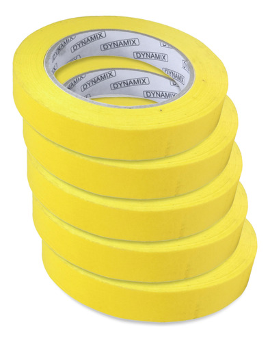 Cinta Enmascarado Adhesiva Protección Autos 18mmx 50m 5 Piez