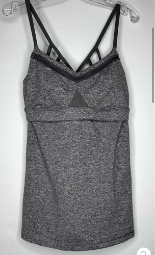 Blusa Lululemon Bra-tank 10 (gde) Negro