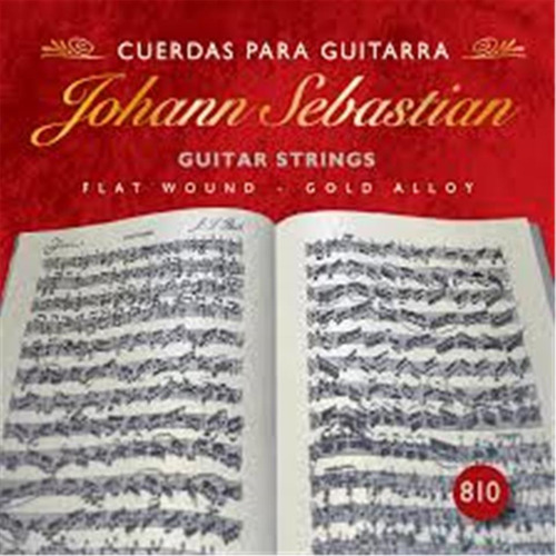 Encordado Guitarra Clasica Johann Sebastian Entorchadas Lisa