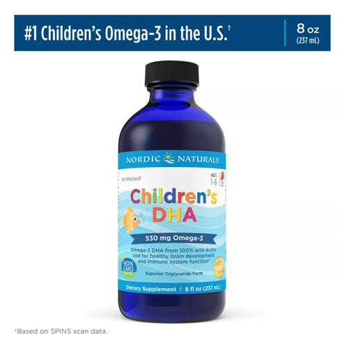 Dha Nordic Naturals 237ml Children Ômega 3 Infantil Laranja