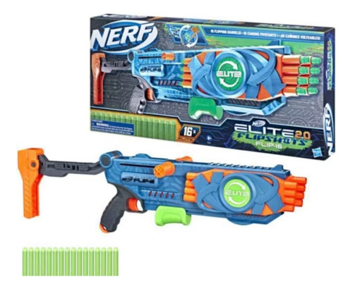 Pistola Nerf Elite 2.0 Flipshots 16 Hasbro