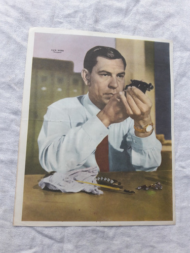 Poster Revista Canal Tv - Jack Webb Dragnet