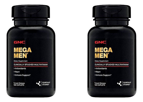 Mega Men Multivitaminico Gnc 180 Caplets 2un