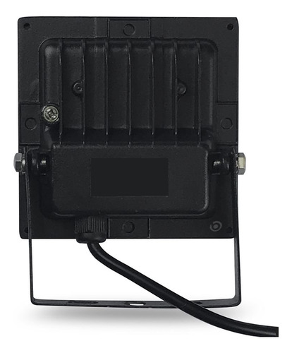 Refletor De Led Slim 200w 6500k Prova Da Água Preto Bivolt