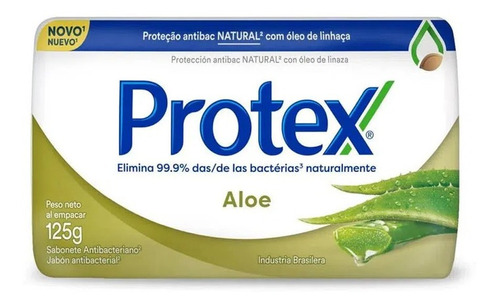 Jabon En Barra Protex Aloe 125g(1 Unidades)-super