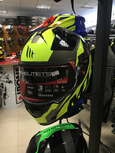 Casco Mt Para Moto / Mt Helmets Stinger / Brave Amarillo
