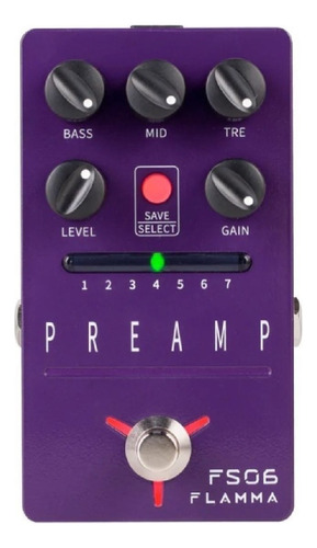 Flamma Preamp Fs06 Pedal Preamplificador Para Guitarra