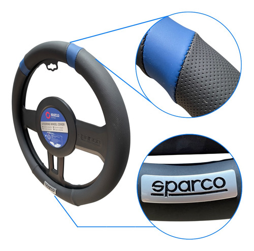 Funda Sparco Volante Plano Chato Vw Audi Seat Mercedez 