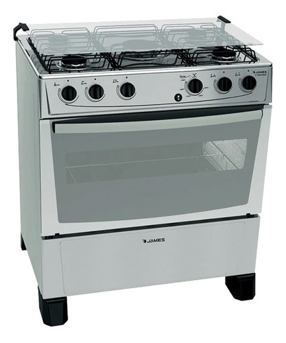 Cocina A Gas James 5 Hornallas C150 B Titanium -distribuidor