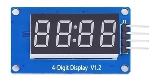 Módulo Tm1637 Display 7 Segmentos 4 Dígitos Arduino Diy Led