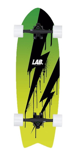 Mini Cruiser Long Completo Lab Fishtail Mavericks 80 Cm