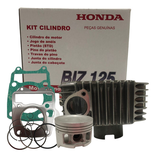 Kit Cilindro Motor Biz 125 2009 Em Diante Original Honda