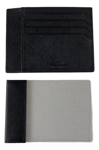 Tarjetero Montblanc Negro 6cc Sartorial 116340
