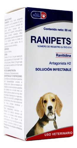 Ranipets Pets Pharma 50ml Ranitidina